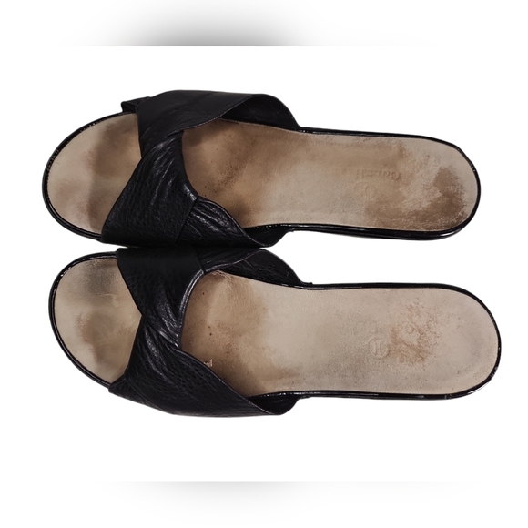 Cole Haan Leather Studded Clog Wedge Sandal - Picture 9 of 11